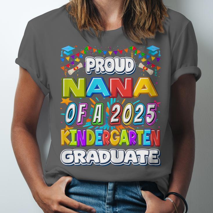 Proud NANA Of a 2025 Kindergarten Graduate Graduation Unisex Jersey T-Shirt