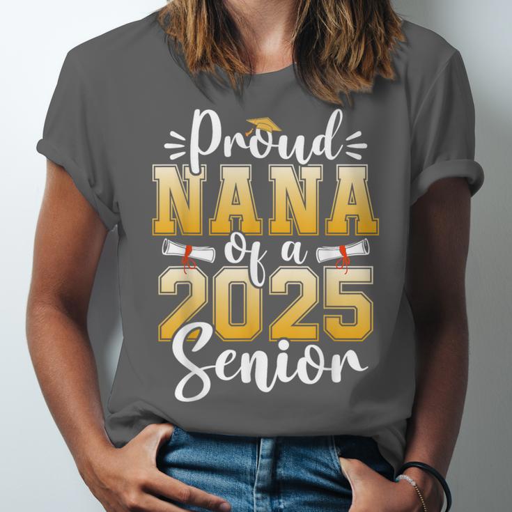 Proud Nana Of A Class Of 2025 Senior Graduation Unisex Jersey T-Shirt