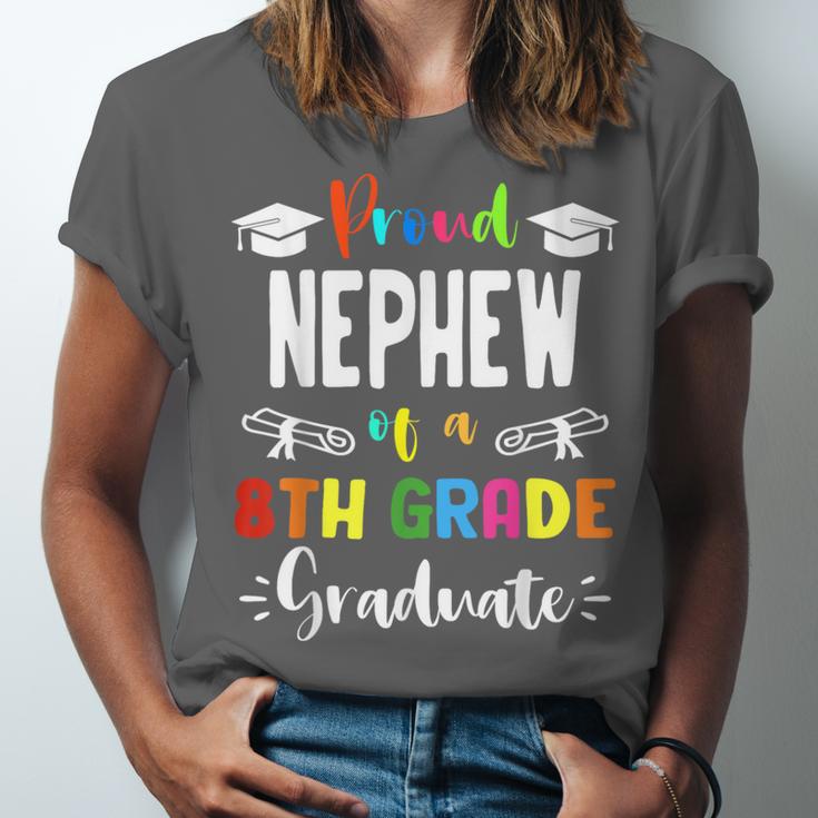 Proud NEPHEW Of A 8th Grade Graduate Graduation 2024 Class Unisex Jersey T-Shirt