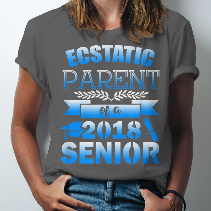 Proud Parent Of a 2018 Senior Graduation Unisex Jersey T-Shirt