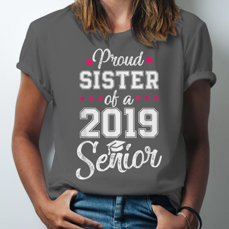 Proud Sister Of a 2019 Senior GraduationShirt Unisex Jersey T-Shirt