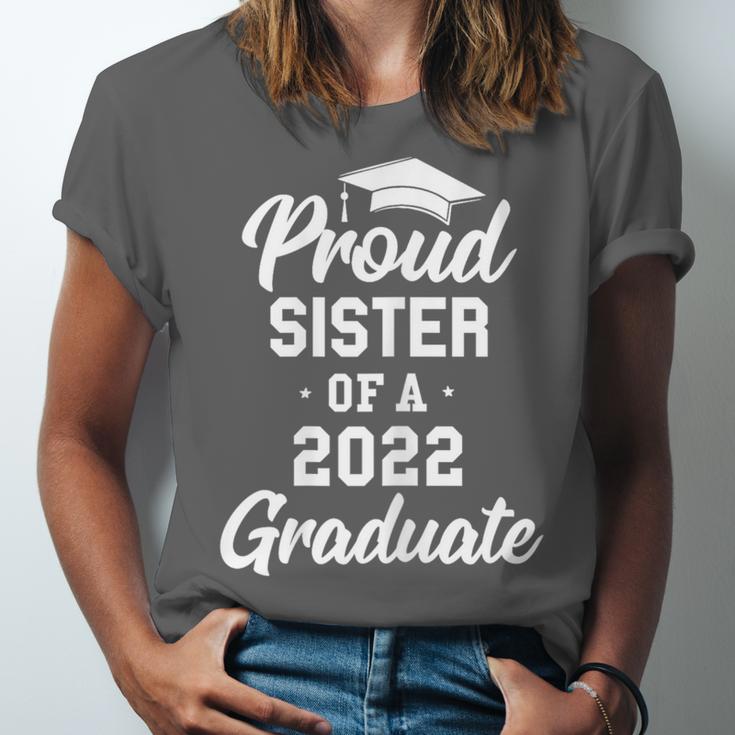 Proud Sister Of a 2022 Graduate Class Of 2022 Graduation Unisex Jersey T-Shirt