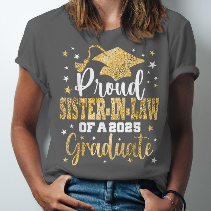 Proud Sister-In-Law Of Class 2025 Graduate Senior Graduation Unisex Jersey T-Shirt