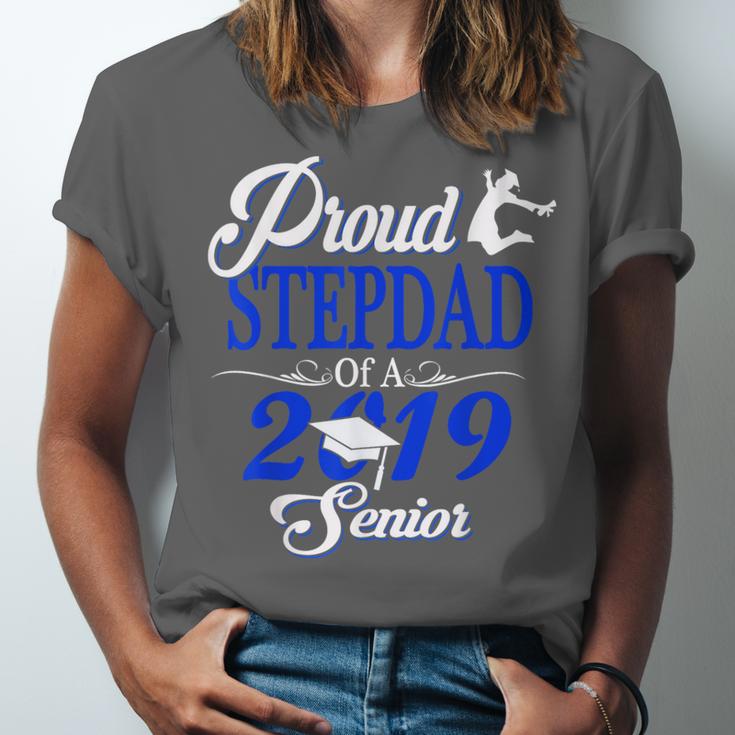 Proud STEPDAD Of A Class 2019 Senior Tshirt Graduation Unisex Jersey T-Shirt