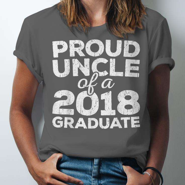 Proud Uncle Of A 2018 Graduate Graduation Unisex Jersey T-Shirt