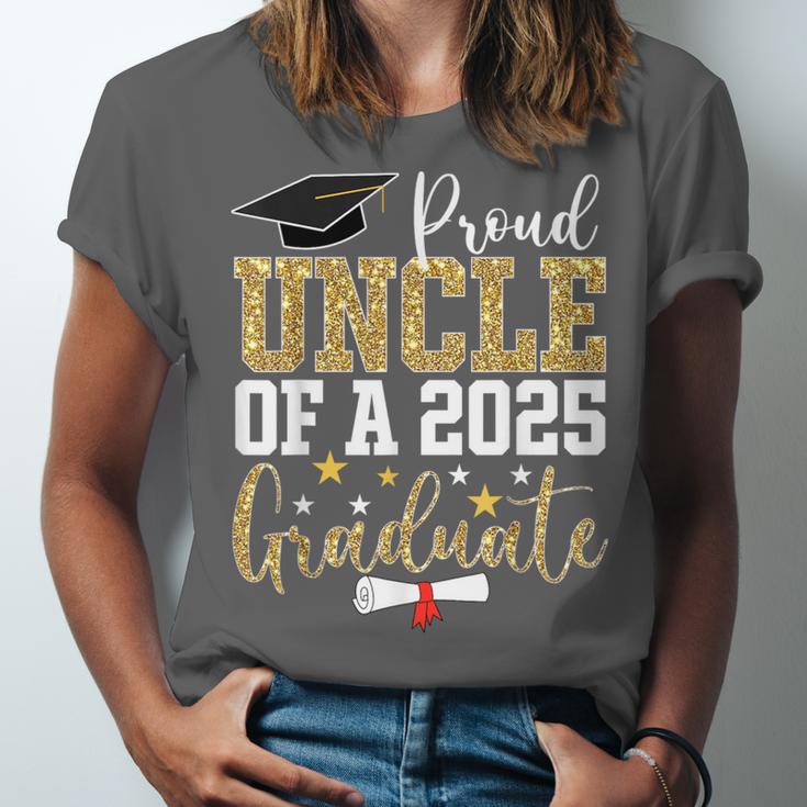 Proud Uncle Of A 2025 Graduate Uncle Graduation 2025 Unisex Jersey T-Shirt