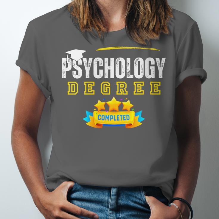 Psychology Degree Graduation Senior Celebration Grad Party Unisex Jersey T-Shirt