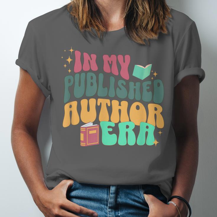 In My Published Author Era Cute Book Lover Writer Retro Tee Unisex Jersey T-Shirt