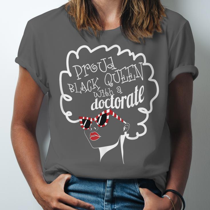 Queen PhD Doctorate Degree Graduation PsyD EdD Unisex Jersey T-Shirt