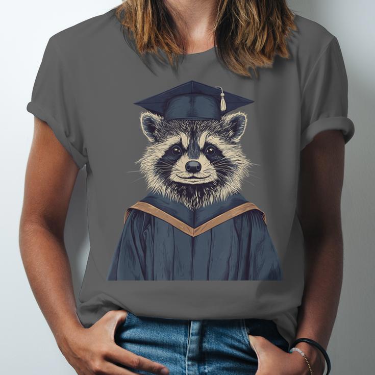 Raccoon Graduation Unisex Jersey T-Shirt
