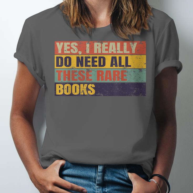 Rare Book Collector Antiquarian Antique Books Collecting Unisex Jersey T-Shirt