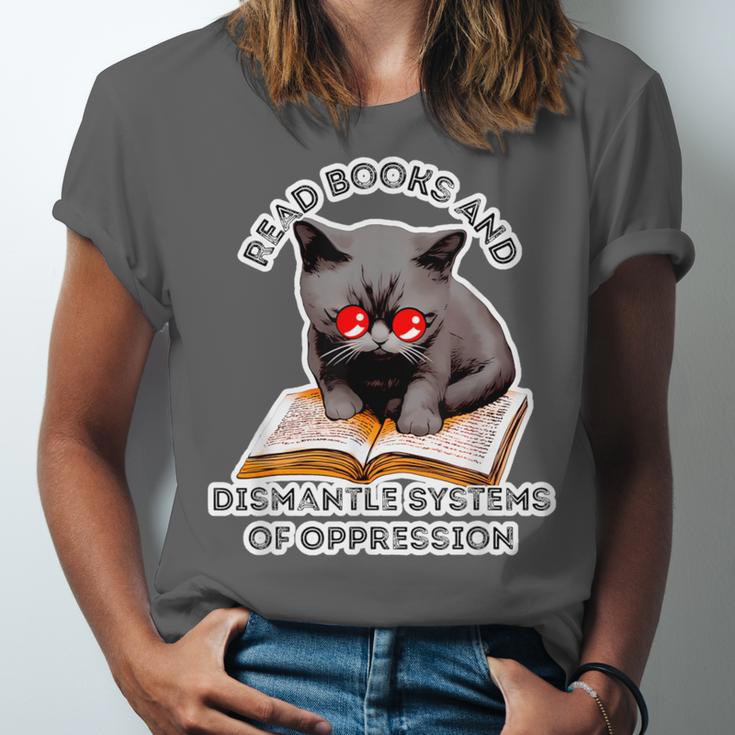Read Books And Dismantle Systems Of Oppression Unisex Jersey T-Shirt