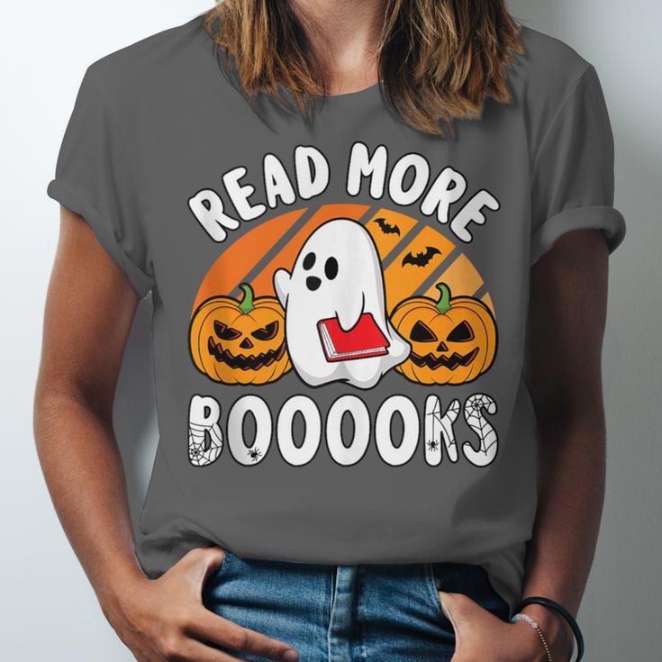 Read More Books Teacher Halloween Men Women Unisex Jersey T-Shirt Read More Books Teacher Halloween Men Women Unisex Jersey T-Shirt