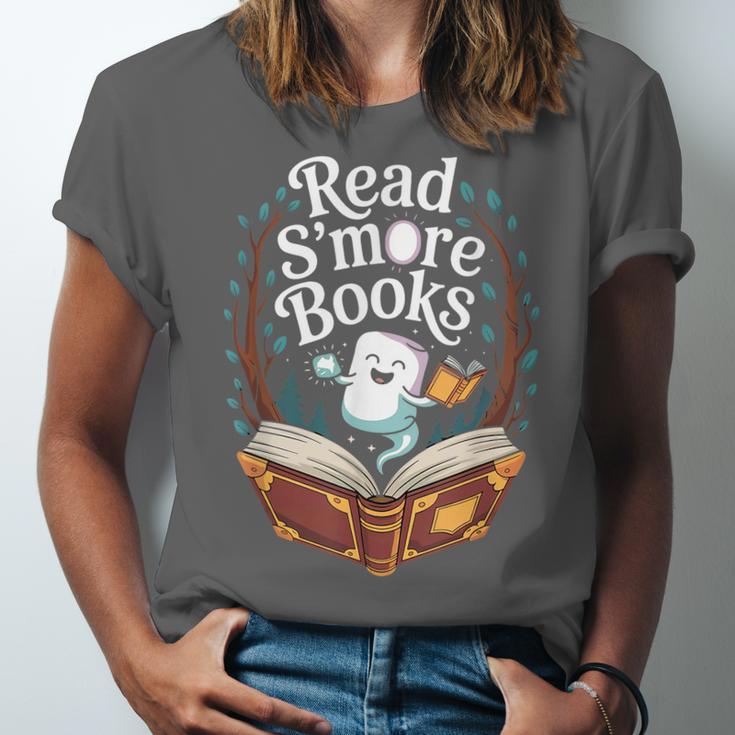 Read S'More Books Camping Outdoors Travel Campfire Unisex Jersey T-Shirt Read S'More Books Camping Outdoors Travel Campfire Unisex Jersey T-Shirt