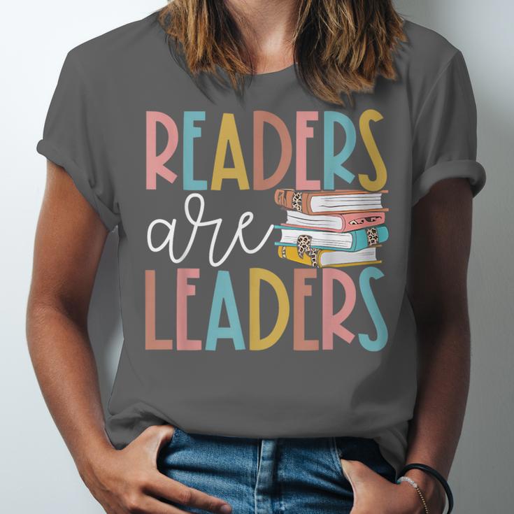 Readers Are Leaders Reading Book Lovers Teacher Women Kids Unisex Jersey T-Shirt Readers Are Leaders Reading Book Lovers Teacher Women Kids Unisex Jersey T-Shirt