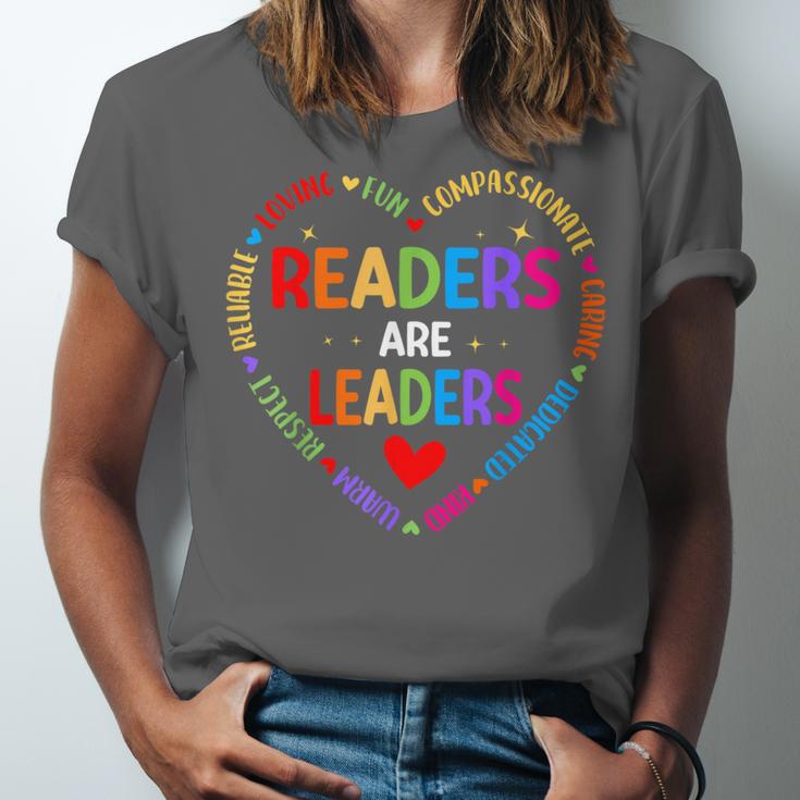 Readers Are Leaders Reading Teacher Women Kids Book Lovers Unisex Jersey T-Shirt Readers Are Leaders Reading Teacher Women Kids Book Lovers Unisex Jersey T-Shirt