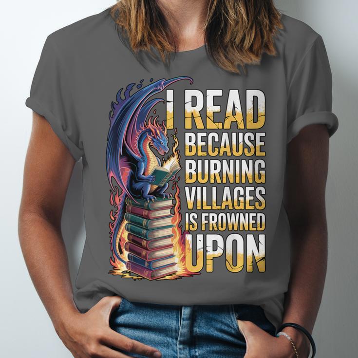 Reading Bookish Dragon Fantasy Unisex Jersey T-Shirt Reading Bookish Dragon Fantasy Unisex Jersey T-Shirt