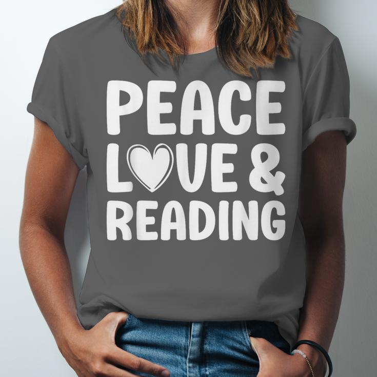Reading I Love Books And Reading Unisex Jersey T-Shirt