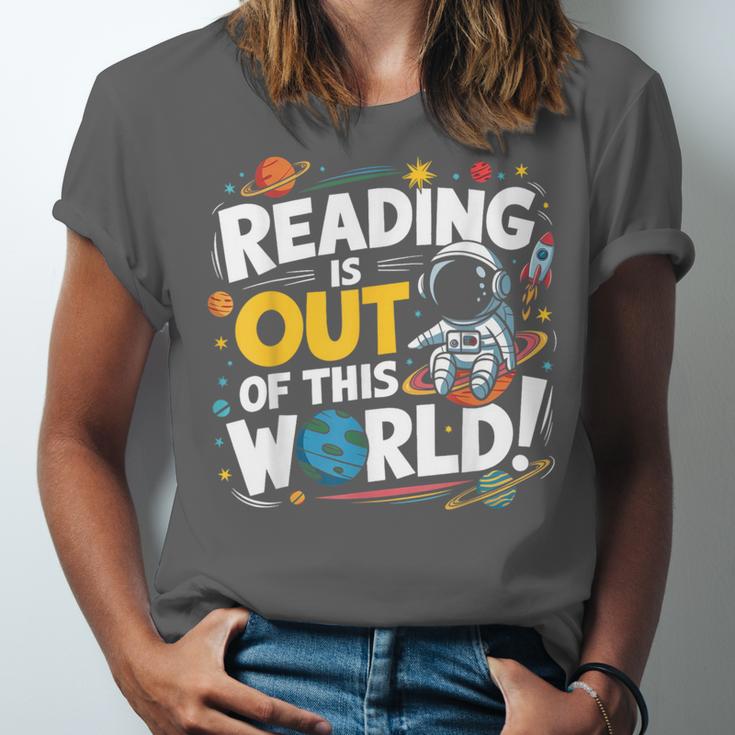 Reading Is Out Of This World Space Book Lover Kids Unisex Jersey T-Shirt Reading Is Out Of This World Space Book Lover Kids Unisex Jersey T-Shirt