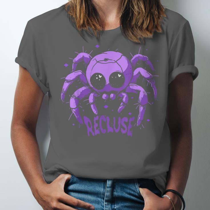 Recluse Pastel Goth Spider Shy Introvert Creepy Cute Kawaii Unisex Jersey T-Shirt Recluse Pastel Goth Spider Shy Introvert Creepy Cute Kawaii Unisex Jersey T-Shirt