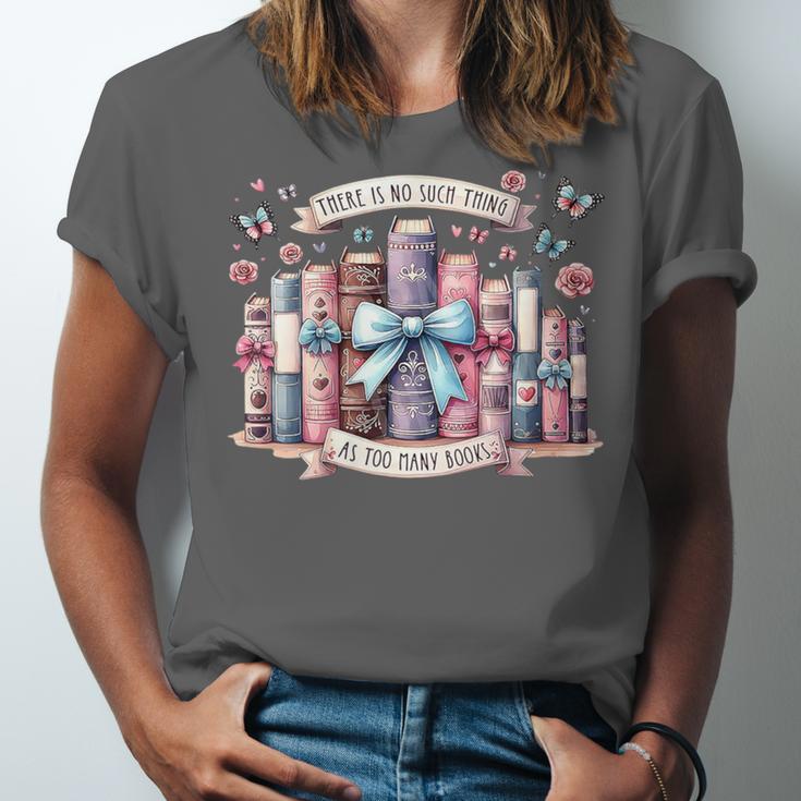 There’s No Such Thing As Too Many Books Unisex Jersey T-Shirt There’s No Such Thing As Too Many Books Unisex Jersey T-Shirt