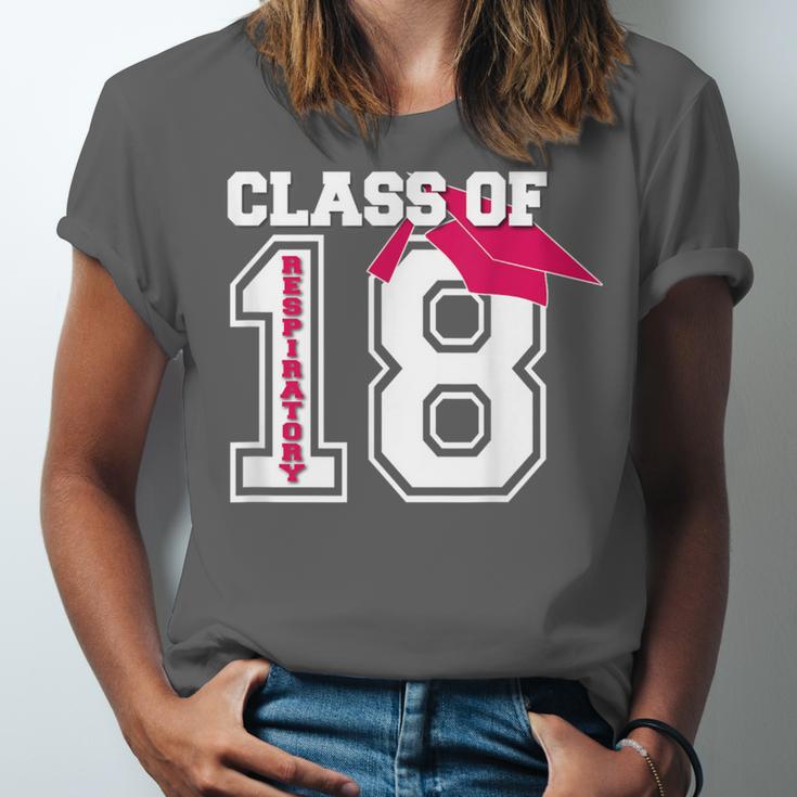 Respiratory Therapist Graduation Class Of 2018 Women RT Unisex Jersey T-Shirt