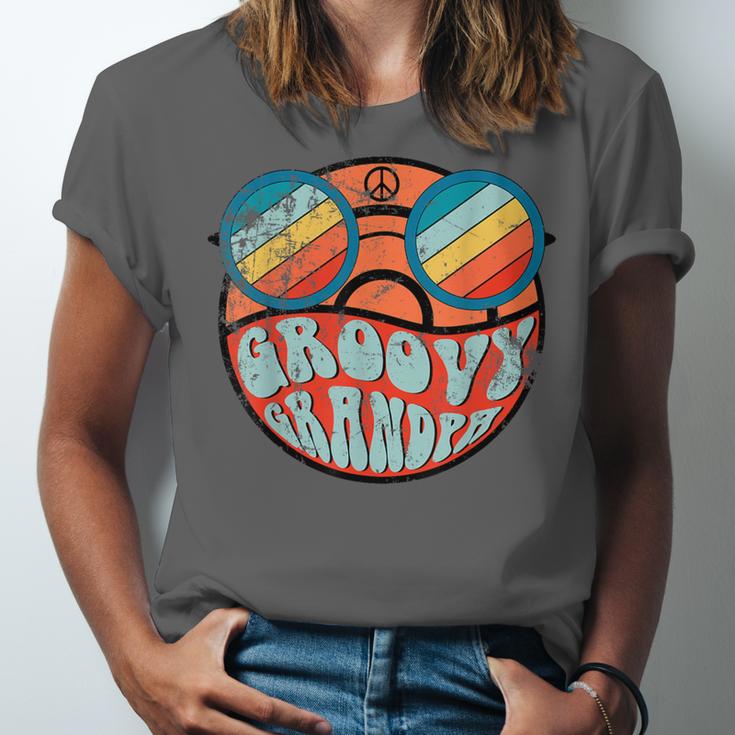 Retro 1970's Groovy Grandpa 70s Aesthetic Nostalgia Unisex Jersey T-Shirt