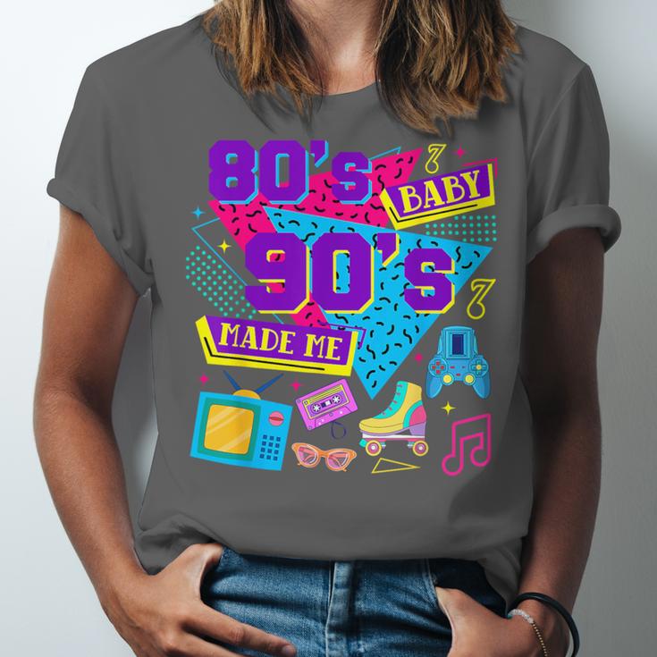 Retro 1980s 80's Baby 1990s 90's Made Me Nostalgia Birthday Unisex Jersey T-Shirt Retro 1980s 80's Baby 1990s 90's Made Me Nostalgia Birthday Unisex Jersey T-Shirt