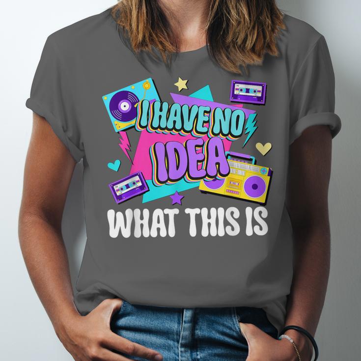 Retro 80s Style 90s Pop Fashion Nostalgia Eighties Music Unisex Jersey T-Shirt