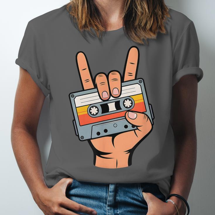 Retro Cassette Tape For 80s & 90s Nostalgia Unisex Jersey T-Shirt Retro Cassette Tape For 80s & 90s Nostalgia Unisex Jersey T-Shirt