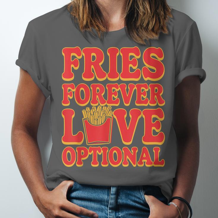 Retro Fast Food Nostalgia Vintage Diner Fries Shakes Burgers Unisex Jersey T-Shirt