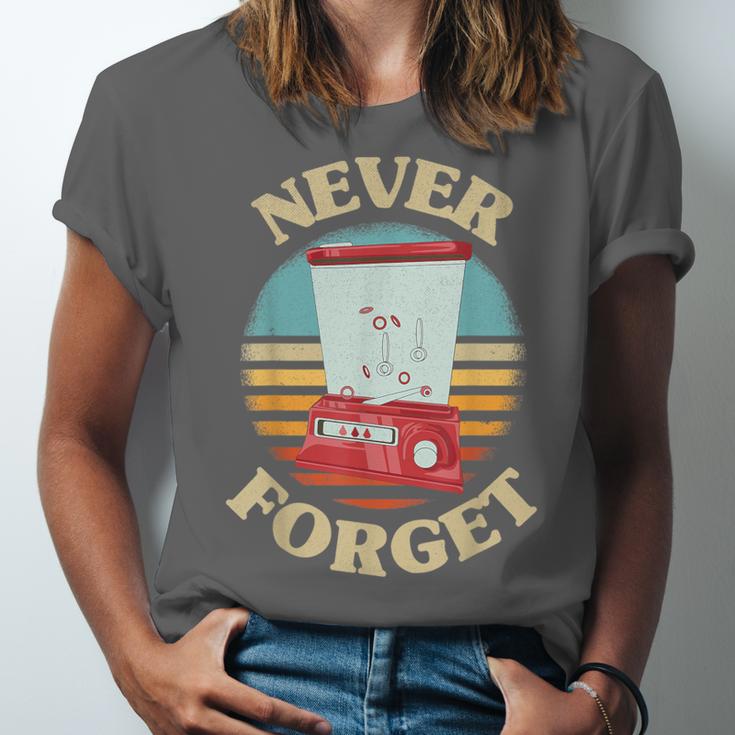 Retro Gaming Never Forget Nostalgia Vintage Unisex Jersey T-Shirt