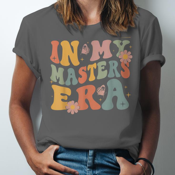 Retro Groovy In My Master's Degree Era Graduation Master Unisex Jersey T-Shirt