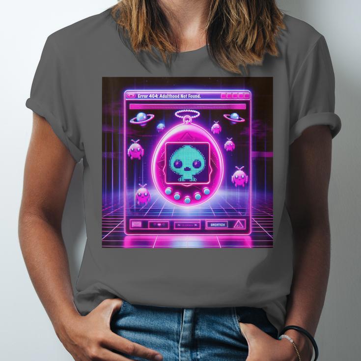 Retro Nostalgia Vaporwave- Error 404 Unisex Jersey T-Shirt Retro Nostalgia Vaporwave- Error 404 Unisex Jersey T-Shirt