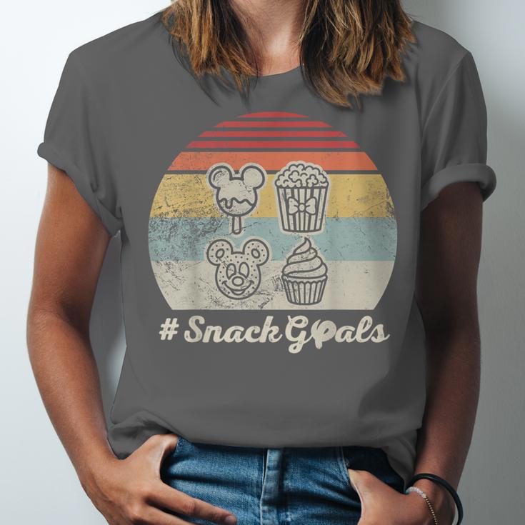 Retro Snack Goals Icon Nostalgia Unisex Jersey T-Shirt
