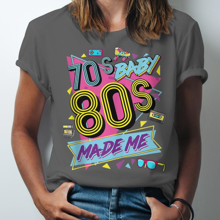 Retro Vintage 70's Baby 80's Made Me Nostalgia Classic Unisex Jersey T-Shirt