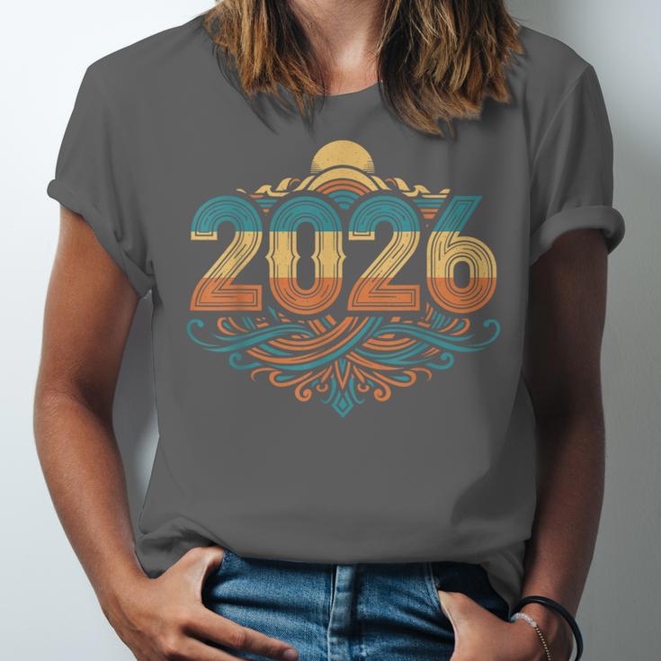 Retro Vintage Style 2026 Nostalgia Sunset Family Reunion Unisex Jersey T-Shirt