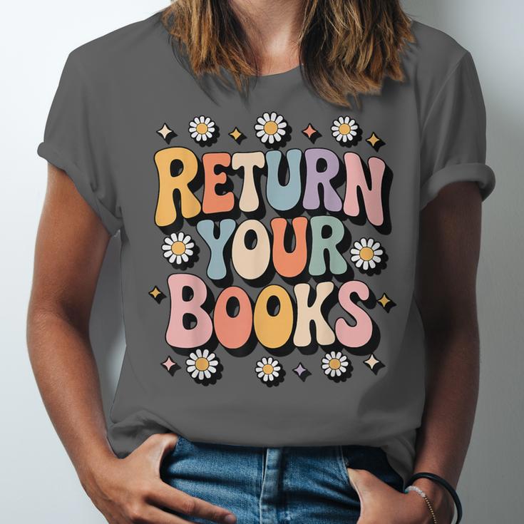 Return Your Books School Librarian Unisex Jersey T-Shirt Return Your Books School Librarian Unisex Jersey T-Shirt