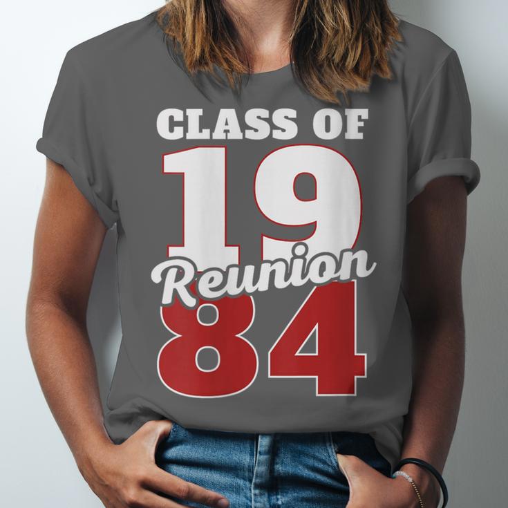 Reunion 1984 Class Of 1984 Reunion 84 Graduation 1984 Unisex Jersey T-Shirt