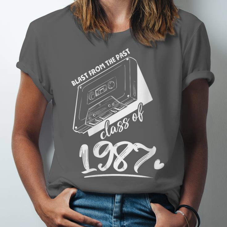 Reunion Class Of 1987 School Graduation Blast From The Past Unisex Jersey T-Shirt