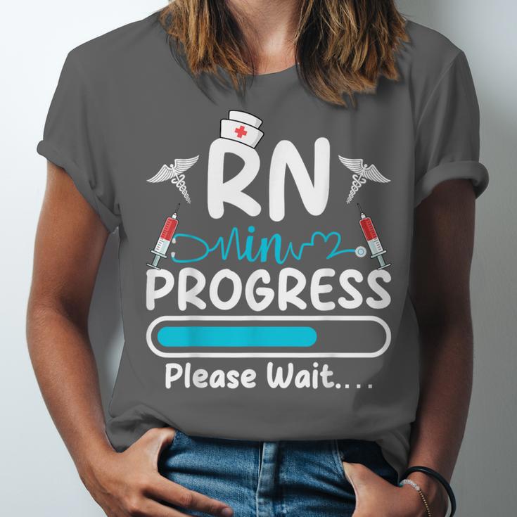 RN In Progress Loading Future Nurse Graduation Lover Unisex Jersey T-Shirt