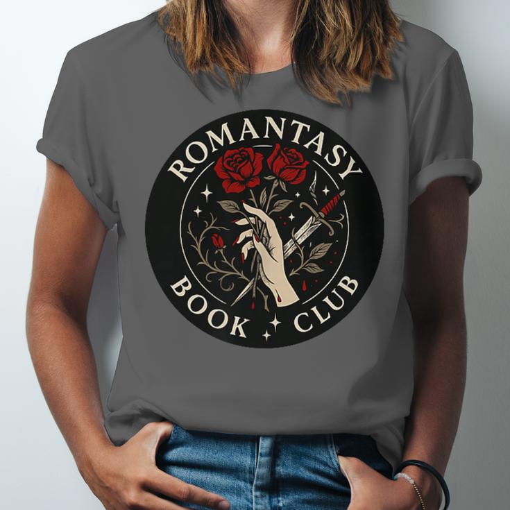 Romantasy Book Club Enthusiast Unisex Jersey T-Shirt Romantasy Book Club Enthusiast Unisex Jersey T-Shirt
