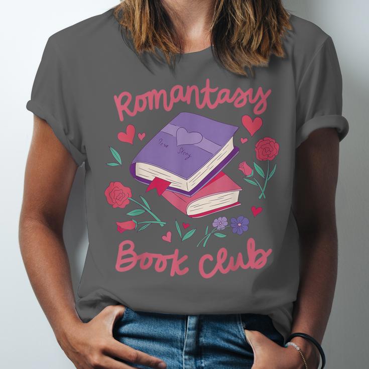 Romantasy Book Club Novel Reading Club Bibliophiles Fiction Unisex Jersey T-Shirt