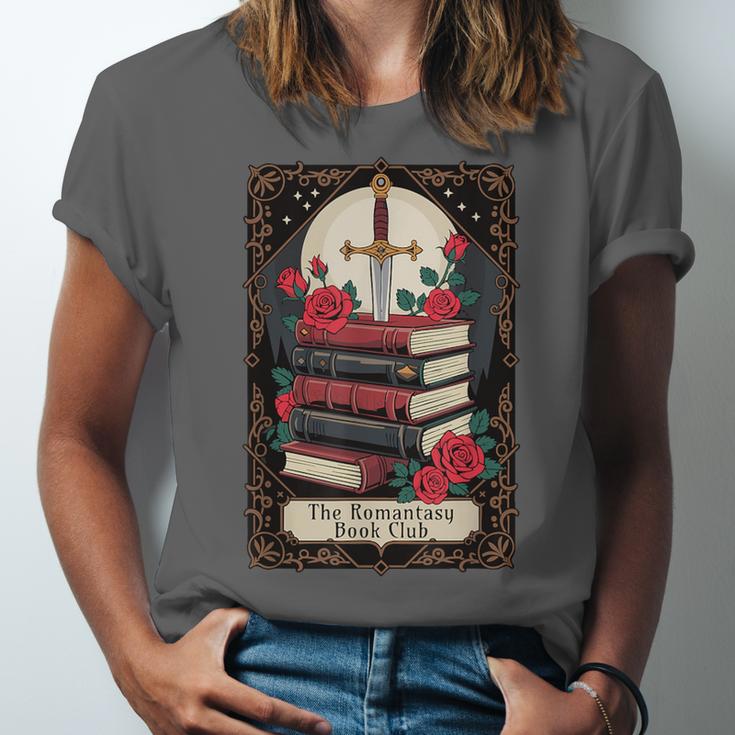 Romantasy Book Club Tarot Card Unisex Jersey T-Shirt Romantasy Book Club Tarot Card Unisex Jersey T-Shirt