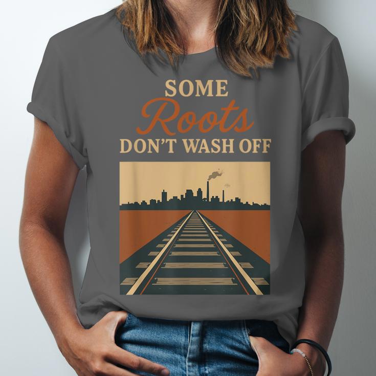 Rust Belt Midwest Nostalgia Steel Town Working Class Pride Unisex Jersey T-Shirt