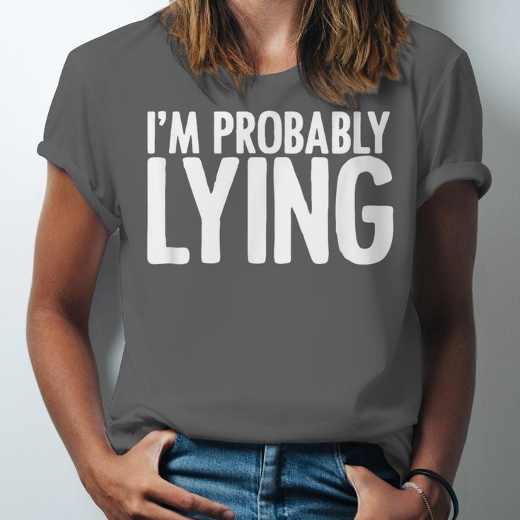 Sarcasm Humor Sassy Quote For Introvert People Unisex Jersey T-Shirt
