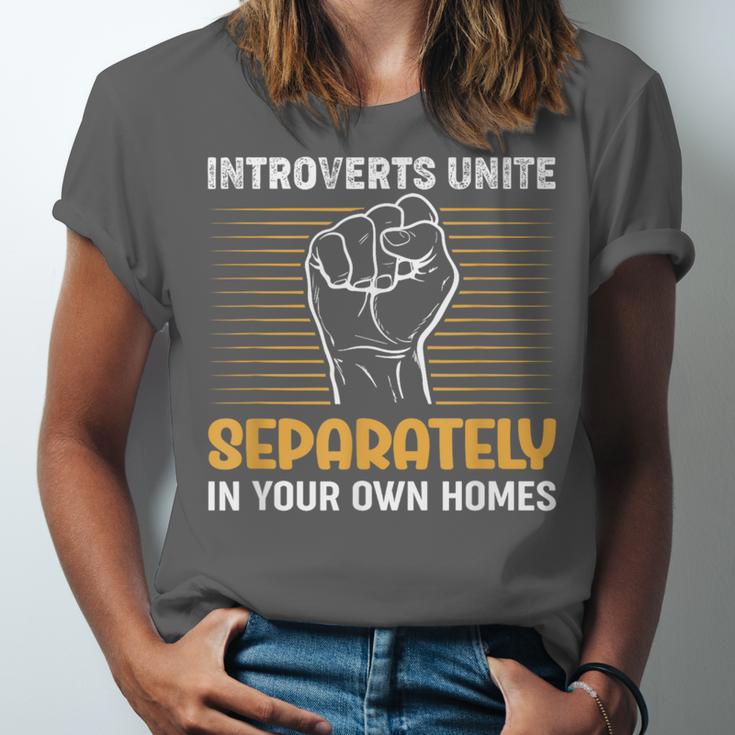 Sarcastic Anti Social Introvert Social Interaction Unisex Jersey T-Shirt