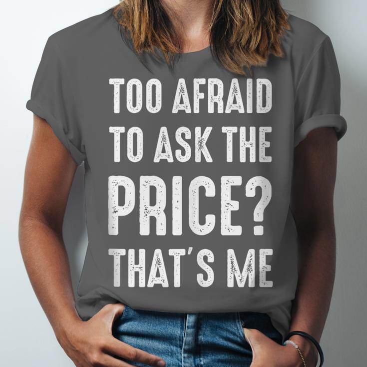 Sarcastic Budget Shopper Introvert Shopping Humor Unisex Jersey T-Shirt Sarcastic Budget Shopper Introvert Shopping Humor Unisex Jersey T-Shirt