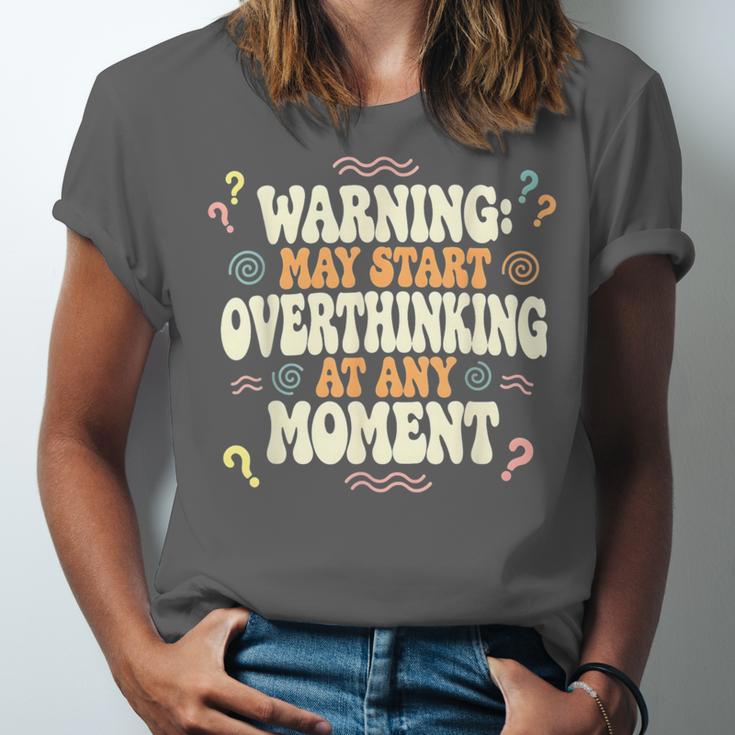 Sarcastic For Deep Thinkers Introverts Groovy Unisex Jersey T-Shirt