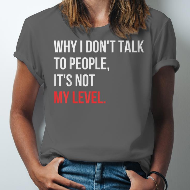 Sarcastic Introvert Attitude Quote Unisex Jersey T-Shirt Sarcastic Introvert Attitude Quote Unisex Jersey T-Shirt